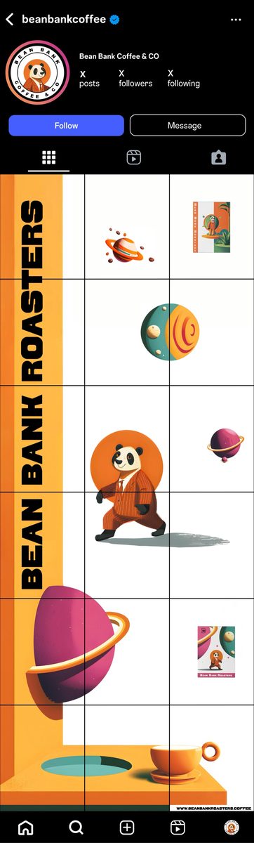 BeanBank Instagram grid