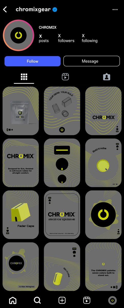 ChromixGear Instagram grid