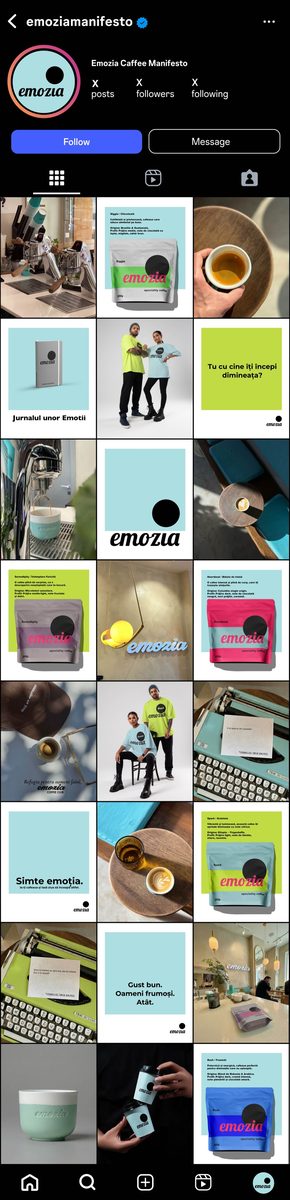 Emozia Instagram grid