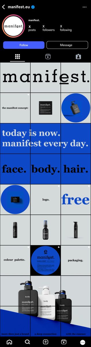 Manifest Instagram grid