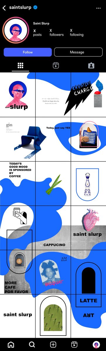 Saint Slurp Instagram grid