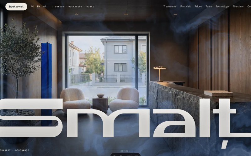 Konzept für die Zahnklinik „Smalț“ · Alkeme Design