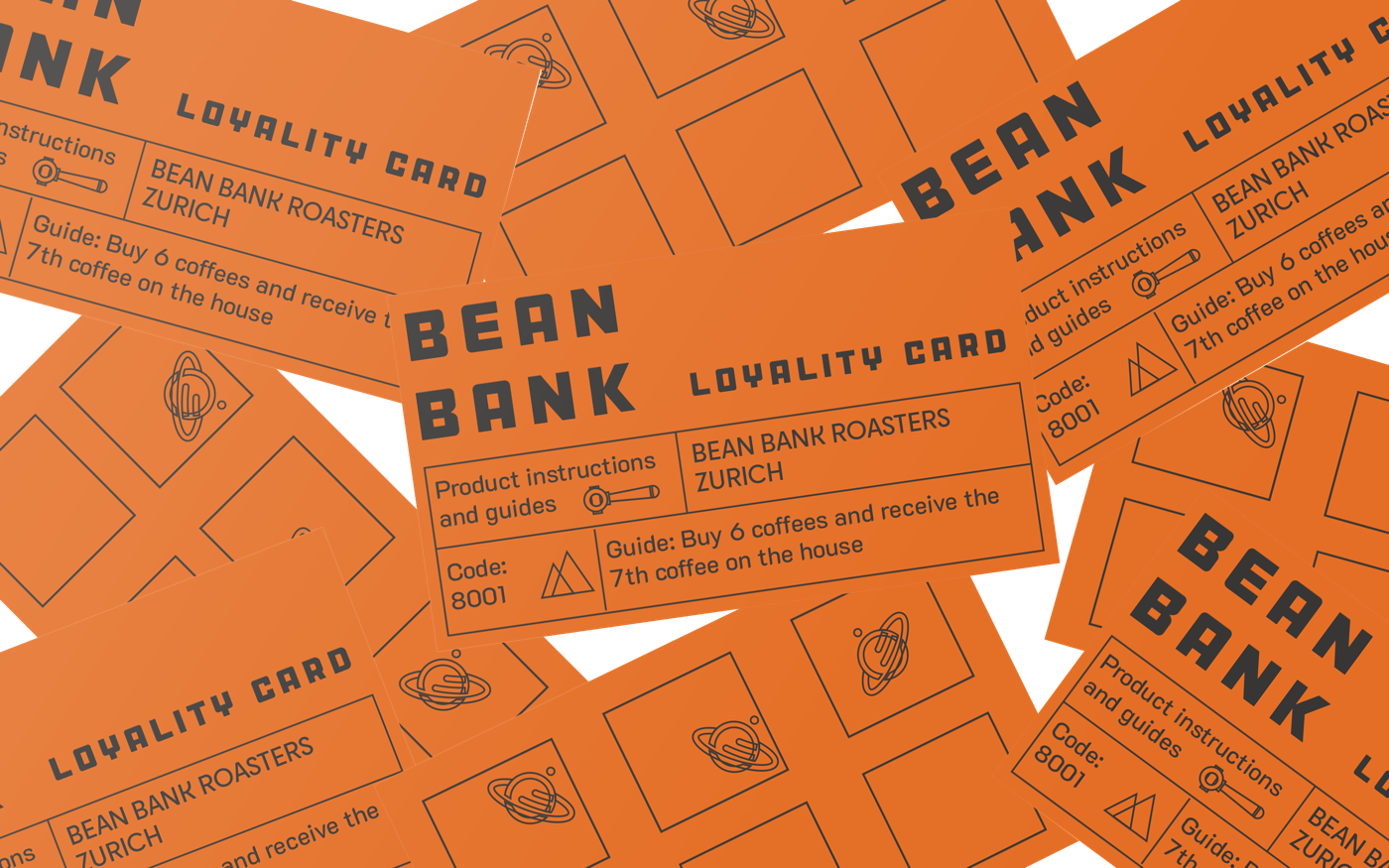 Markenmaterialien für BeanBank · Alkeme Design