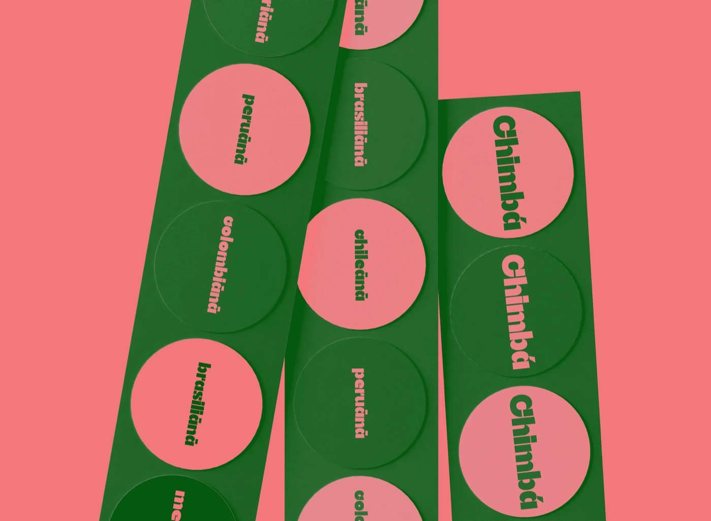 Werbematerialien der Marke Chimba · Alkeme Design