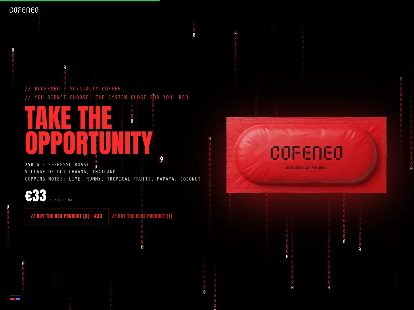 COFENEO-Website: Eine Reise beim Scrollen · Alkeme Design