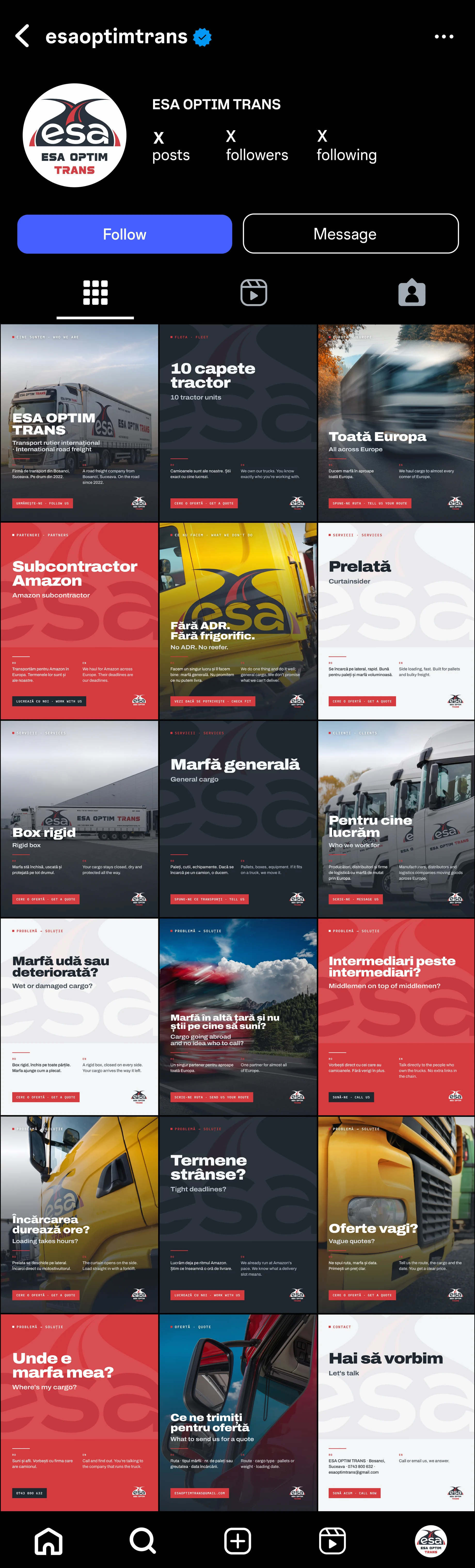 ESA · Das Instagram-Raster · Alkeme Design