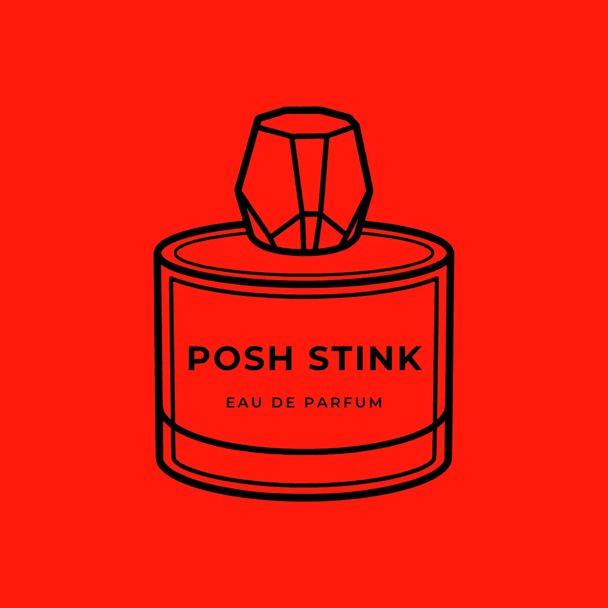 Logo-Entwurf für „Posh Stink“ · Alkeme Design