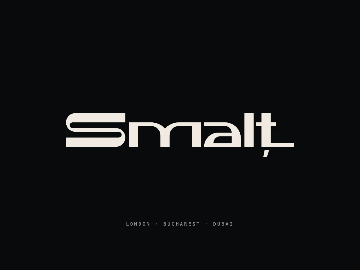 Smalț · Das Logo und das Backenzahn-Symbol · Alkeme Design