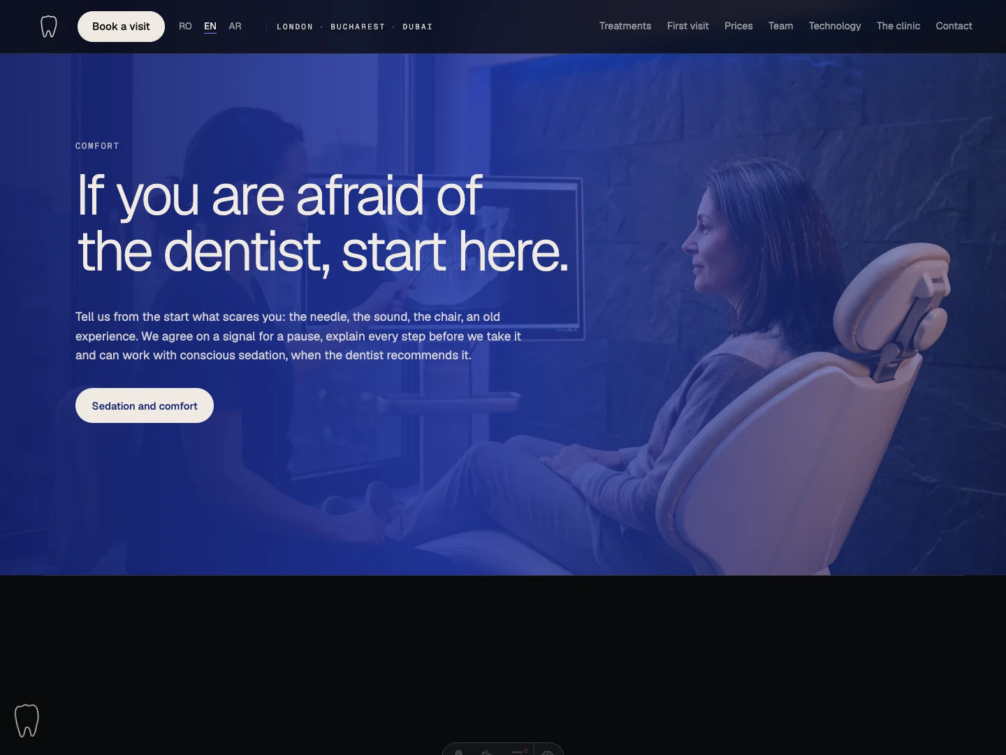 Smalț-Website: die Startseite · Alkeme Design